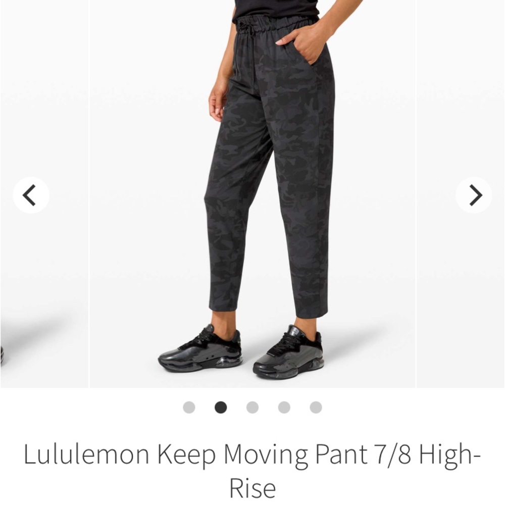 Lululemon keep moving camo pants